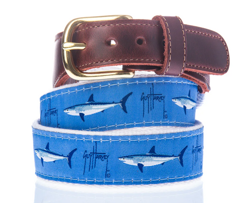 Preston Belts Men's Mako Leather Tab Belt