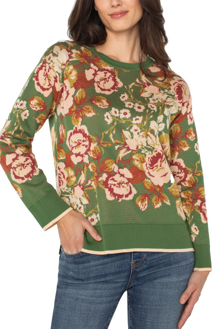 Liverpool Los Angeles women's Long Sleeve Crew Neck Sweater 