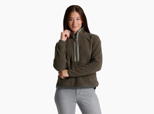 Kuhl Women's Hygge 1/2 Zip Sherpa Fleece Pullover Sweater