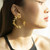 Patra Jordan Olive Juice Stud Earrings in Gold  for every classy occasion 