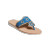 Jack Rogers Boating Jacks in Atlantic Blue with Gold Stitching 