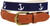 Belted Cow Anchor Belt Leather Tab Belt | Island Pursuit | Free shipping over $100