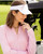 Claudia Nicole Cotton Cashmere Tee Time Half Zip Pullover in Bermuda Pink