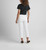 Back view of JAG Jeans Cecilia Mid Rise Capri in White