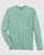 Johnnie-O Heathered Brennan Long Sleeve T-Shirt in Sea Glass Blue | Island Pursuit | Free shipping over $100