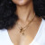 Patra Jordan Key Please Necklace in Gold 