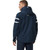 Back View of Helly Hansen Men's Salt Inshore Sailing Jacket in Navy