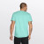 Back view of Mystic Brand Tee for Men in Paradise Green 