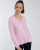 Alashan Cashmere Cotton Cashmere West Palm Pullover in Bermuda Pink 