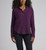 JAG Jeans  Textured Long-Sleeve Tunic in Eggplant