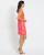 Side view of Jude Connally Beth Bamboo Lattice Apricot Light Pink Jude Cloth Sleeveless Dress 