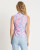 Back view of Jude Connally Maura Watercolor Jude Cloth Top 