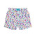 Back view of Michael's Swimwear Multi-colored Funky Pineapple Swim Trunk