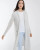 Alashan Cashmere 100% Cashmere Effortless Long Duster With Pockets in Ash