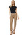 Krazy Larry  Pull-On Ankle Pants in Taupe Ash