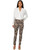 Krazy Larry Pull-On Ankle Pants Brown Reptile