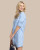 Southern Tide Cam Stripe Poplin Dress in Blue Fin