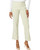 Krazy Larry Pull-On Stretch Linen Wide Ankle Pants in Sage Stripe