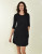 Southwind Apparel Black UPF 50+ Savannah 3/4 Sleeve Swing Dress