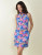 Southwind Apparel Tropical Leaf Avalon UPF 50+ Sleeveless Shift Dress