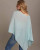 Alashan cashmere Cashmere Draped Dress Topper in Beach Glass