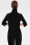 Gretchen Scott Women's Black Silky Velvet Twist and Shout blouse