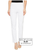 Krazy Larry Pull on Pant in Solid white 