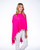 Claudia Nichole cotton cashmere topper in Malibu Pink  available at Islandpursuit.com with free shipping over $100