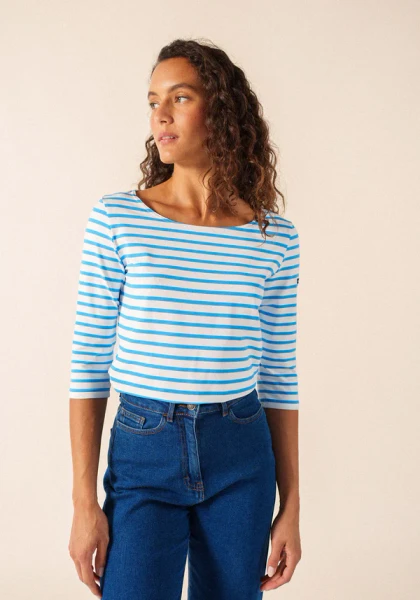 Saint-James Garde Cote III R Nautical Striped Sport Top