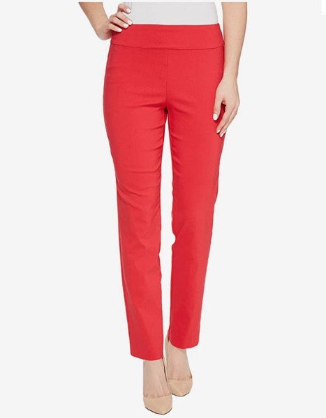 Krazy Larry  Pull-On Ankle Pants in Red | Island Pursuit | Free shipping over $100