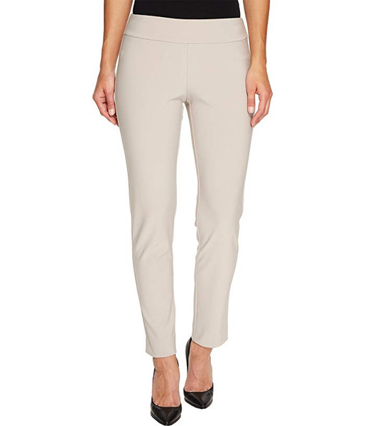 Krazy Larry Microfiber Skinny Pull-On Dress Pants in Sand