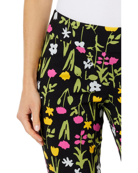 Krazy Larry Pull-On Ankle Pants Black Tulip