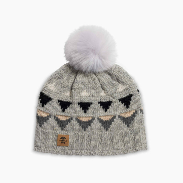 Turtle Fur Lambswool Moonglade Pom Pom Beanie