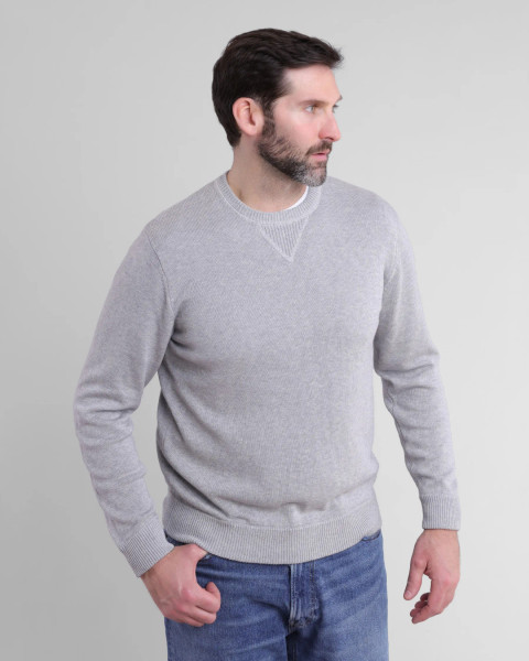 Alashan Cashmere Men's Cotton Cashmere Weekend Sweatshirt