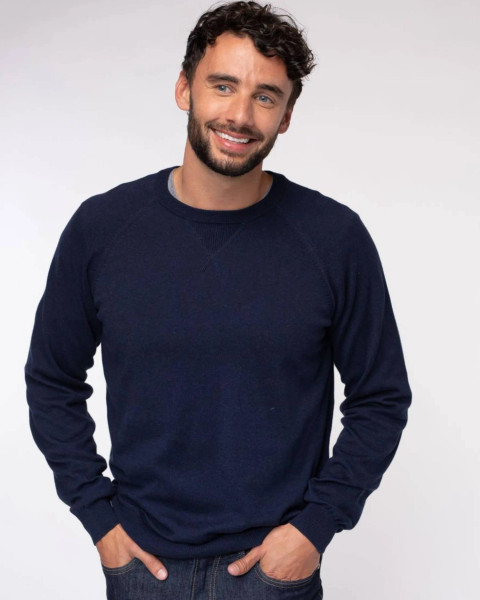 Alashan Cashmere Men's Cotton Cashmere Raglan Sweatshirt