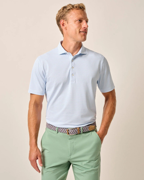 Johnnie-O Men's Stetsons Performance Mesh Polo