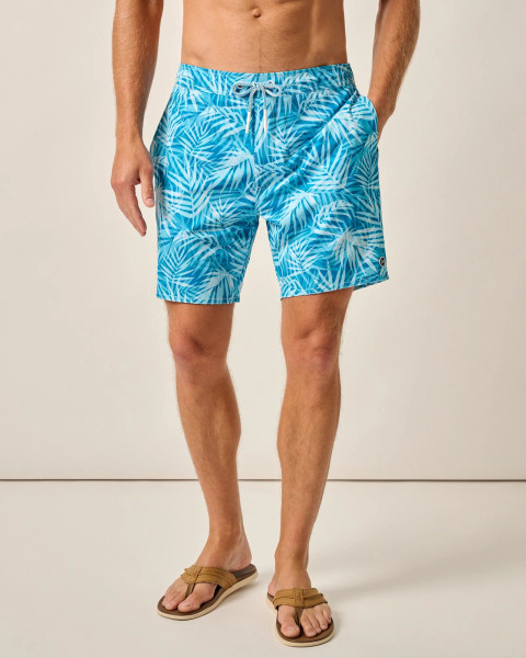 Johnnie-O Men's The Half Elastic 7" Surf Shorts - Bungalow