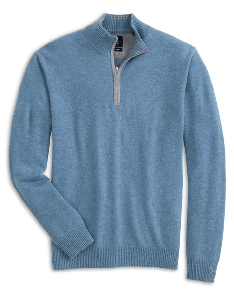 Johnnie-O Men's Niccolo 1/4 Zip Cashmere Sweater