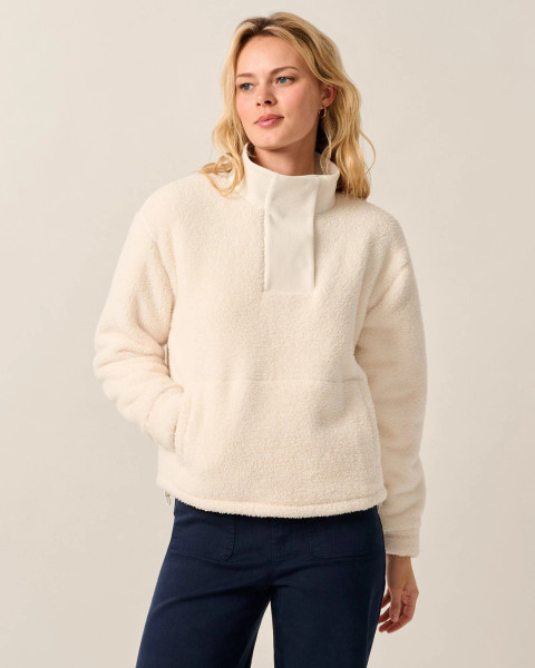 Johnnie-O Women's Olympia Sherpa Snap Pullover