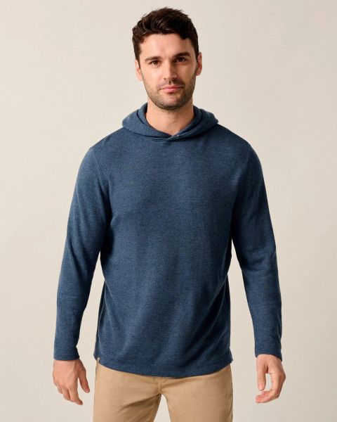 Johnnie-O Men's Drayton Merino Cashmere Sweater Hoodie 