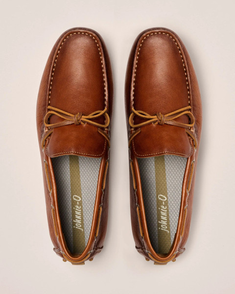 Johnnie-O Men's Leather Getaway Driver