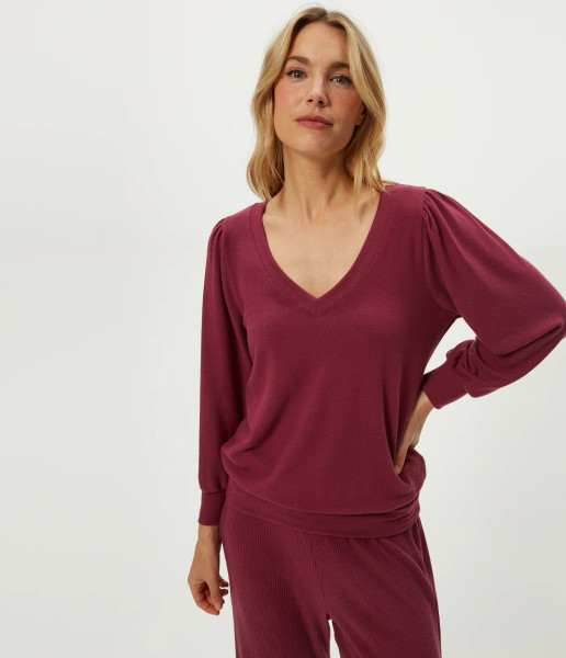 Michael Stars Women's Gabriella V-Neck Top