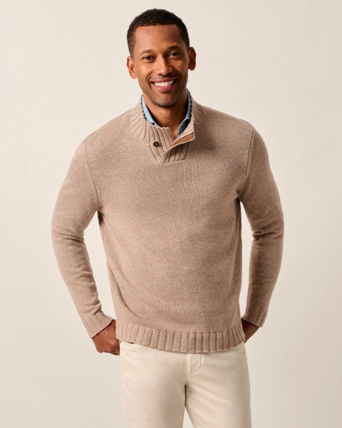 Johnnie-O Men's Innis Top Shelf Cashmere Blend Mock Neck Sweater 