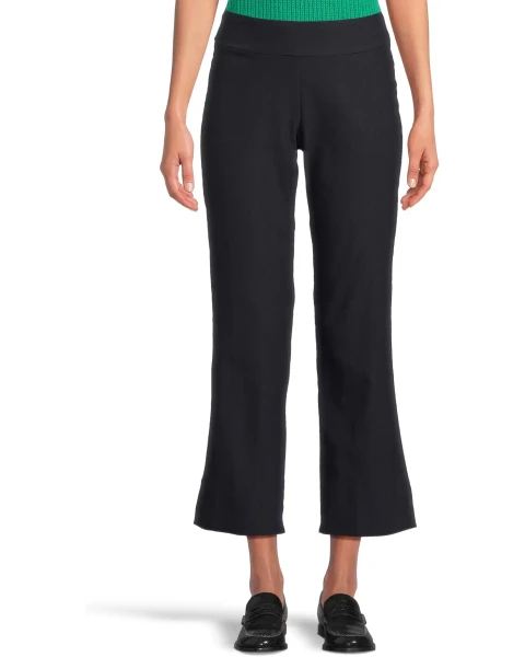 Krazy Larry Pull-On Stretch Wide Ankle Pants in Black