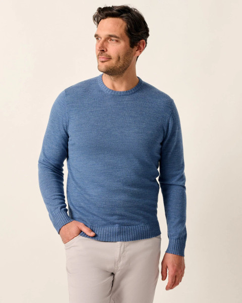 Johnnie-O Men's Ronald Merino Wool Crewneck Sweater