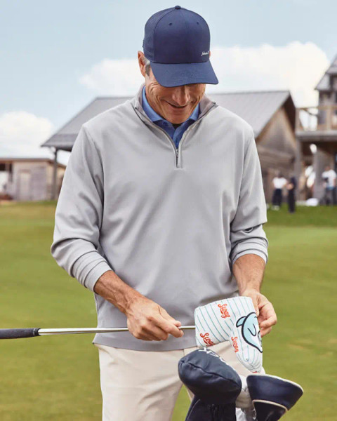 Johnnie-O Men's Hoppin Performance 1/4 Zip Pullover