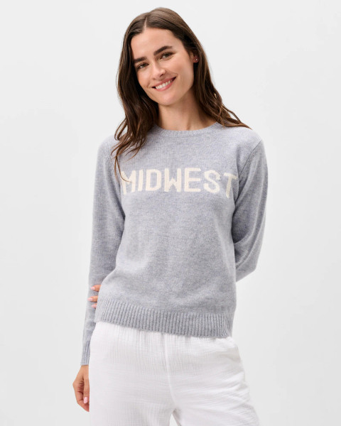 Johnnie-O Women's West Coast Coastal Cashmere Blend Crewneck Sweater