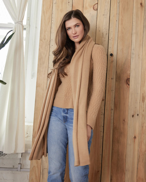 Alashan Cashmere 100% Luxury Cashmere Breezy Travel Wrap