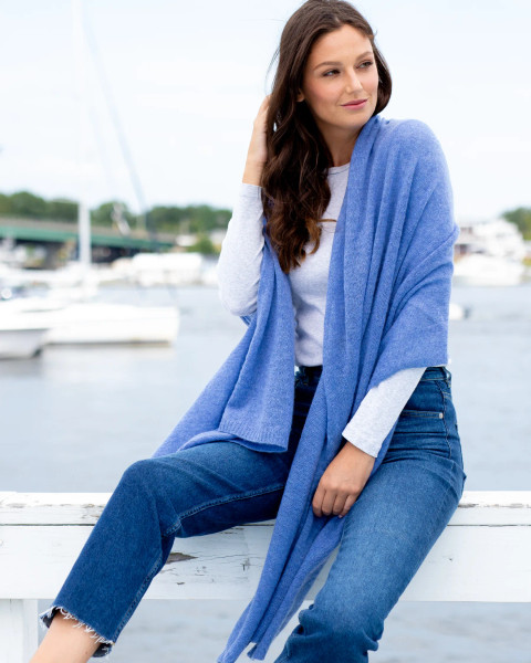 Alashan Cashmere 100% Luxury Cashmere Breezy Travel Wrap