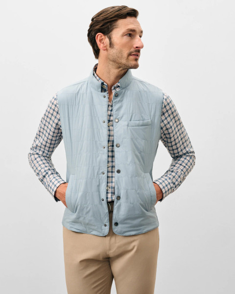 Johnnie-O Men's Bauer Top Shelf Quilted Vest 